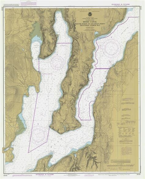 Hood Canal Map 1984 | Etsy