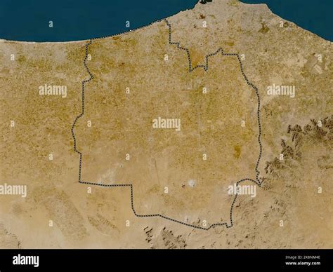 Al Jifarah, district of Libya. Low resolution satellite map Stock Photo ...