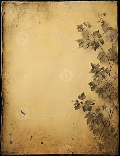 AI generated Sheet of vintage yellowed paper. AI Generated 35939954 ...