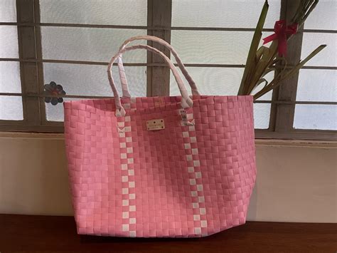Kate Spade Pink Beach Bag, Women's Fashion, Bags & Wallets, Beach Bags ...
