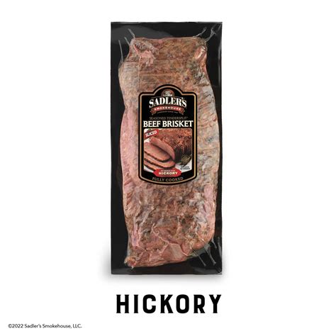 Sadler's Smokehouse Hickory Smoked Tendersplit Sliced Beef Brisket, 1.5 - 5.0 lb - Walmart.com