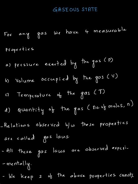 Gaseous State | PDF | Gases | Collision