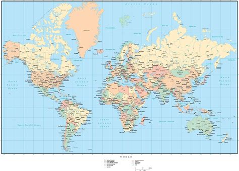 Digital World Map Vector at Vectorified.com | Collection of Digital ...