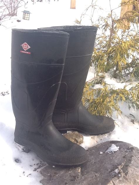 Vintage Red Ball Rubber Chore Boots Mens Size 6 Women's 8