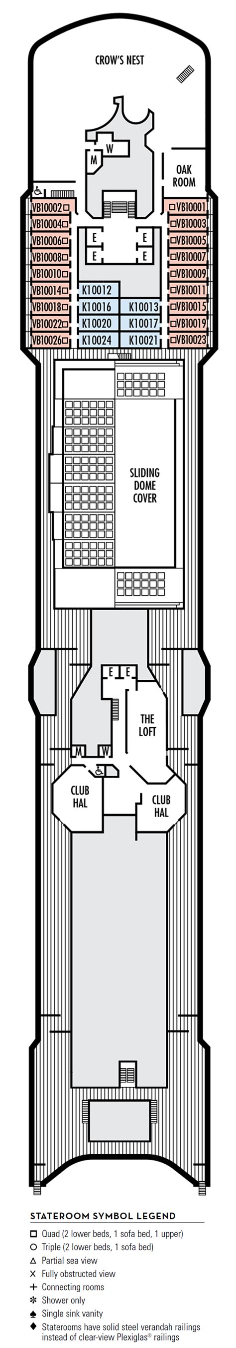 Noordam – Deck Plans - Planet Cruise