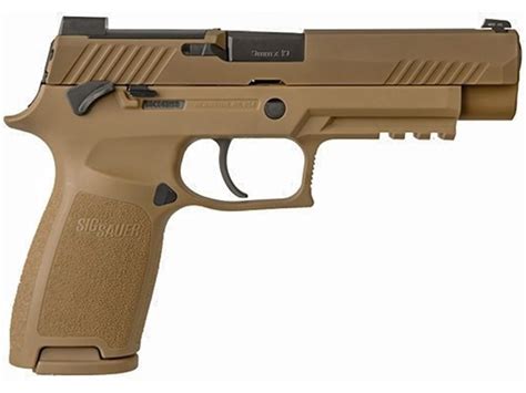 Sig Sauer P320 M17 9mm Luger Pistol 4.7 Barrel 21+1 Round PVD Slide