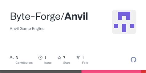 GitHub - Byte-Forge/Anvil: Anvil Game Engine