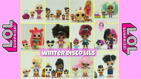 LOL Surprise Winter Disco Lils Complete Set with Weight Hacks Color Changing Pets and Lils - YouTube