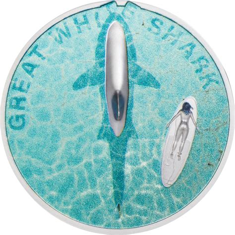 Great White Shark The Great White, Great White Shark, Steven Spielberg Movies, Proof Coins ...