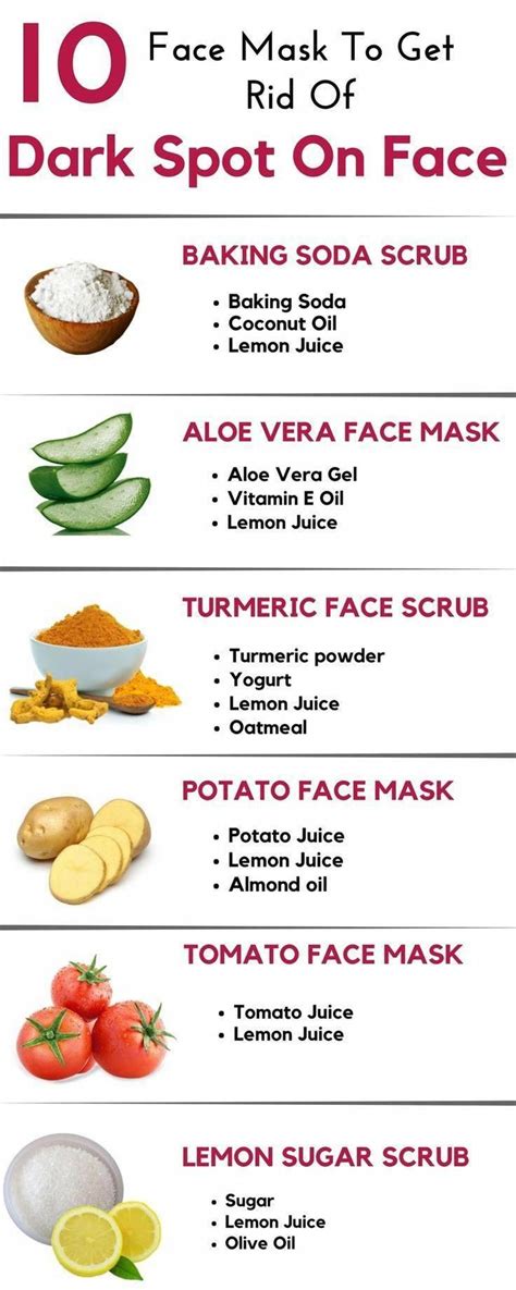 10 Home Remedies To Remove Dark Spots | Natural Acne Scar Mask | How To Remove Acne Holes On ...