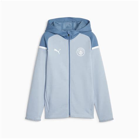 Manchester City Football Casuals Youth Hooded Jacket | PUMA