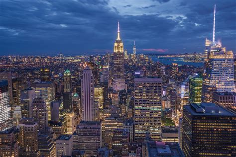 Night view of Manhattan from Top of The Rock : r/nycpics