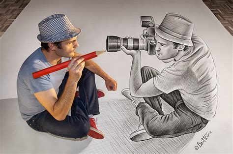 3D Pencils Drawings by Ben Heine | Amusing Planet