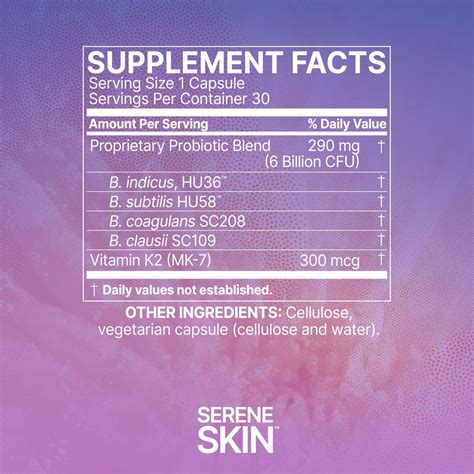 Microbiome Labs, Serene Skin, 30 Capsules – Herbs Direct