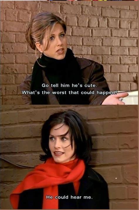 Monica And Rach | Friends tv show quotes, Tv show quotes, Friends funny