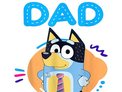 Bluey dad png png graphic