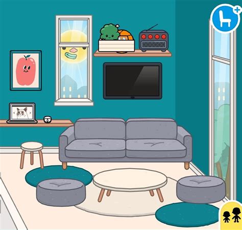 Free living room Toca Boca | Free house design, Room ideas aesthetic ...