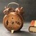Alarm clock vintage brass french vintage cupper alarm clock