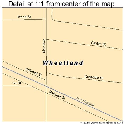 Wheatland Pennsylvania Street Map 4284376