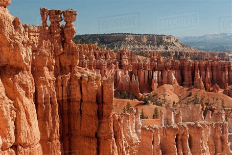 Hoodoo rock formations in Bryce Canyon National Park, Utah, USA - Stock ...