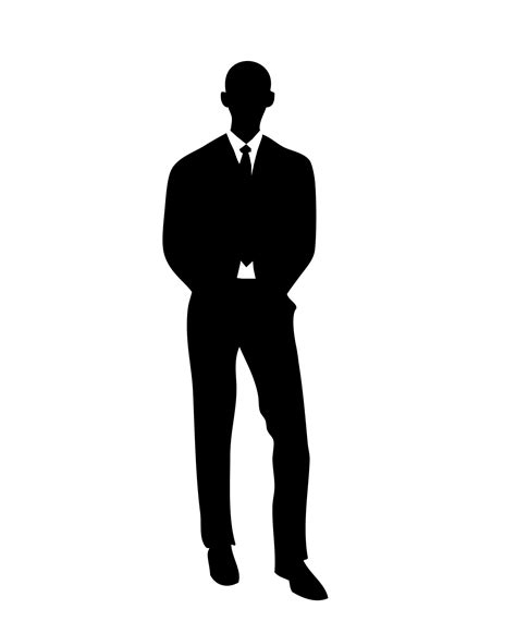 Man In Suit Silhouette Free Stock Photo - Public Domain Pictures