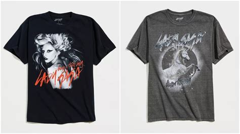 Lady Gaga releases new Born This Way Urban Outfitters t-shirts