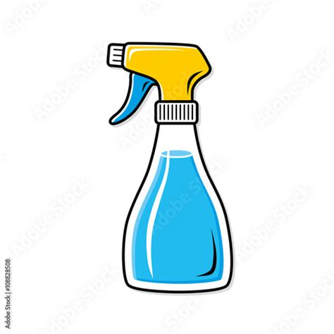 Cleaning spray bottle. Stock Vector | Adobe Stock