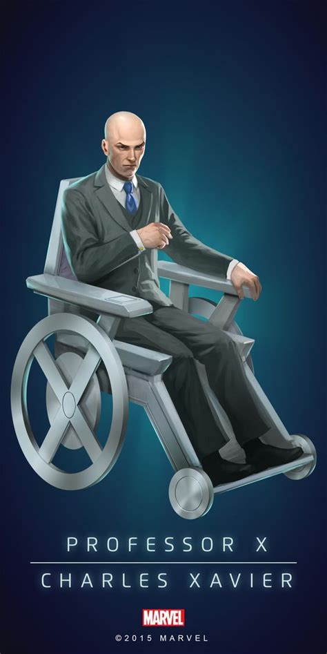 Professor X (Charles XAVIER) | 4 Stars | Profile Face | Marvel PUZZLE ...