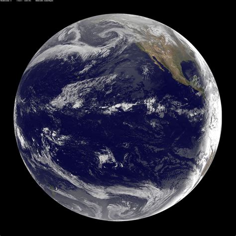 GOES-11 Satellite Sees Pacific Ocean Basin After Japan Qua… | Flickr