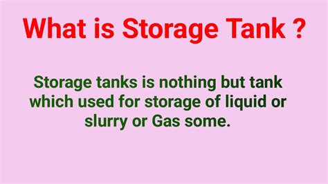 5.7 Types Of Storage Tanks