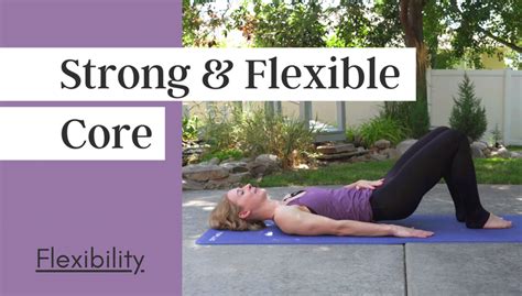 Strong and Flexible Core Workout | Oxycise No Impact Fitness