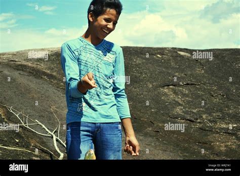 Indian teenager boy smile hi-res stock photography and images - Alamy