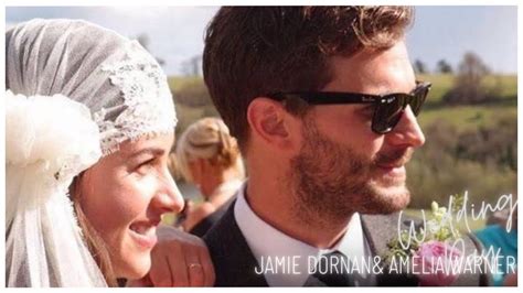 Jamie Dornan Amelia Warner Wedding