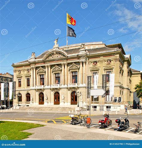 Grand Theatre De Geneve/Grand Theater Of Geneva Editorial Stock Photo ...