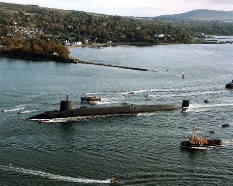 HMS Vanguard, lead ship of the Royal Navy’s Vanguard-class. Today ...