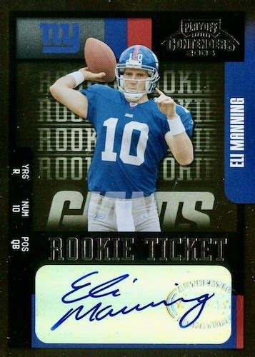 Eli Manning Rookie Cards Checklist, Top Rookie Guide, Buying Details