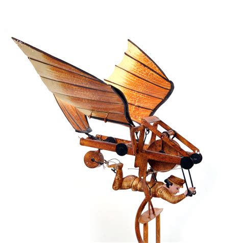 Leonardo Da Vinci Flight Pioneer - Pendulum Weighted Flying Machine | Pink Cat Shop