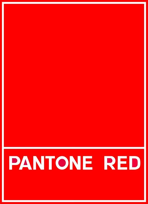 PANTONE RED