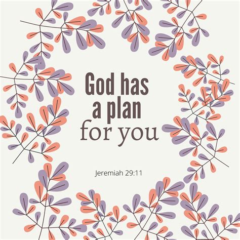 Bible Verse Wall Art God has a plan for you Scripture Wall | Etsy