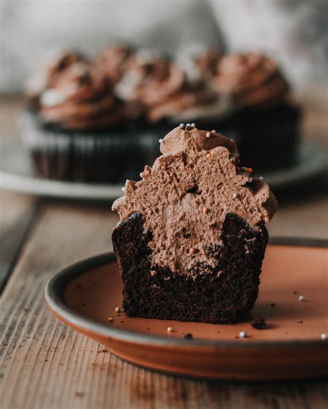 Cream Filled Chocolate Cupcakes - The Sweet and Simple Kitchen