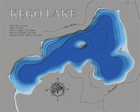 Kego Lake in Crow Wing County County, MN