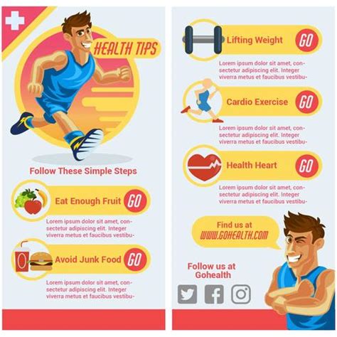 Health Brochure 215869 Vector Art at Vecteezy