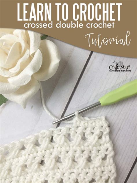 Learn to Crochet: crossed double crochet tutorial - Craft-Mart