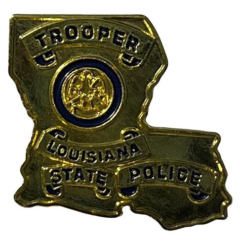 Louisiana State Police Trooper Hat Cap Lapel Pin PO-519 - Etsy