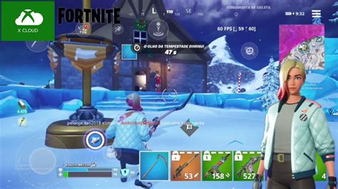 Fortnite gameplay xcloud gaming mobile Free skin Rocket racing - YouTube