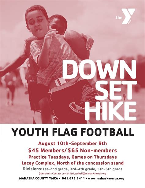 YOUTH FLAG FOOTBALL – Mahaska County YMCA