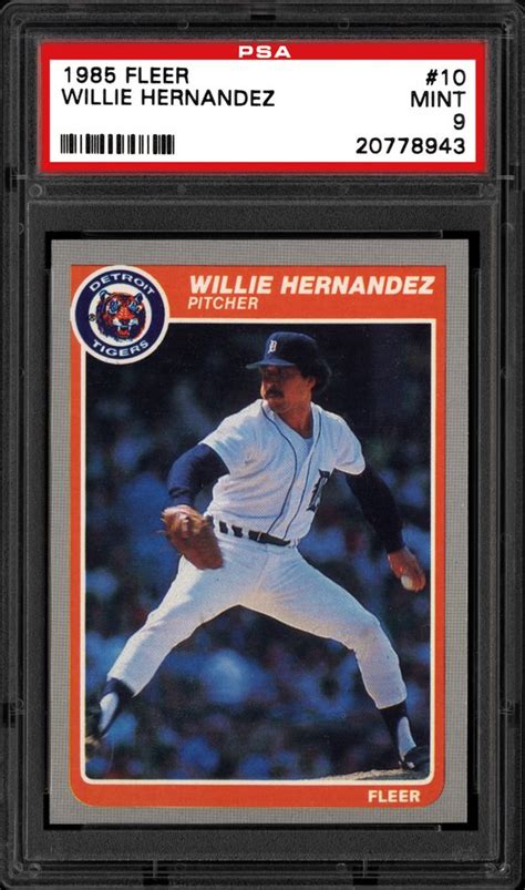 1985 Fleer Willie Hernandez | PSA CardFacts®