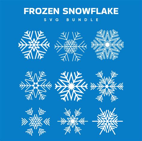 Frozen Snowflake SVG – MasterBundles