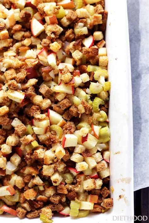 Easy Apple Stuffing Recipe | Thanksiving or Christmas Turkey Stuffing!