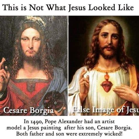 Cesare Borgia And Leonardo Da Vinci Jesus